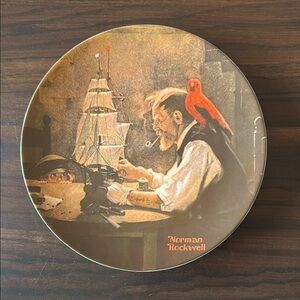 Norman Rockwell “The Ship Builder” Plate